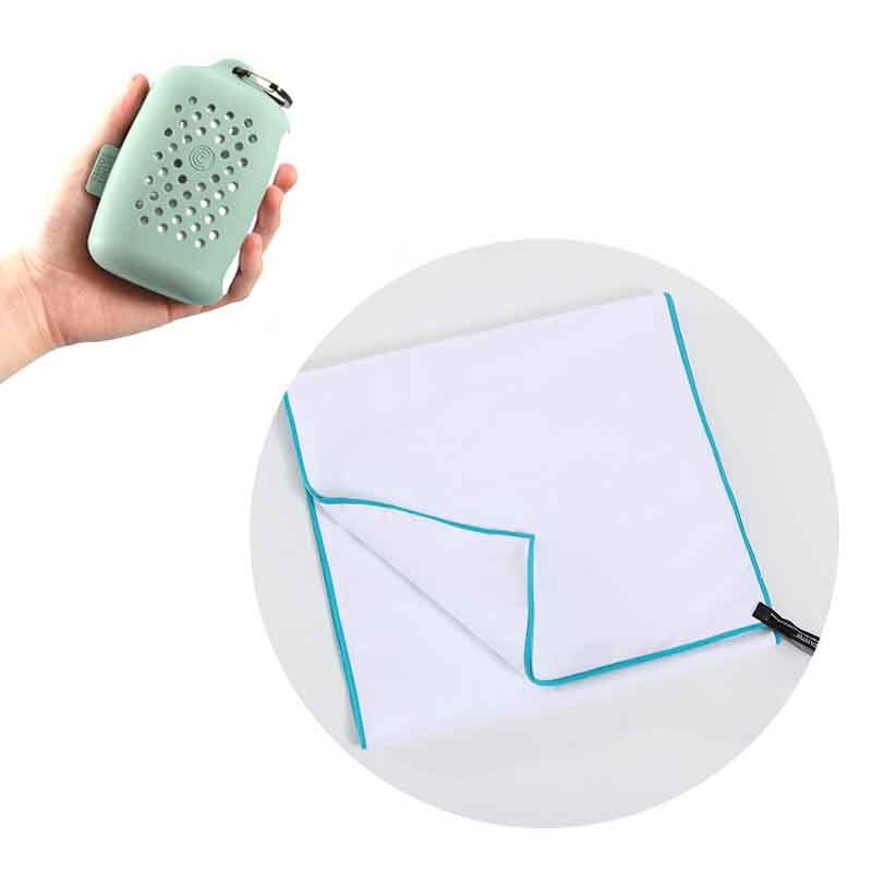 Portable Quick Dry Travel Towel Silicone Bag Absorbent Mini Compression Towel Outdoor Running Yoga Fitness Sport Cool Towel