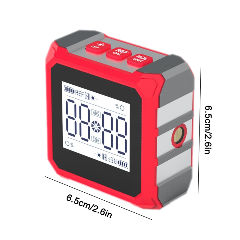 Magnetic Digital Level 360° Angle Finder Digital Inclinometer Protractor Precise Measurement Tool Auto Flip and Read N1HF