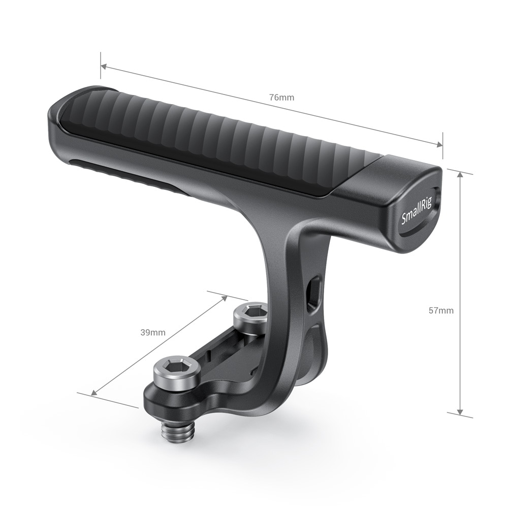 SmallRig-empuñadura de mano Universal para cámara, Mini ASA superior para cámaras ligeras (1/4 "-20 tornillos) Vlogging Rig 2821