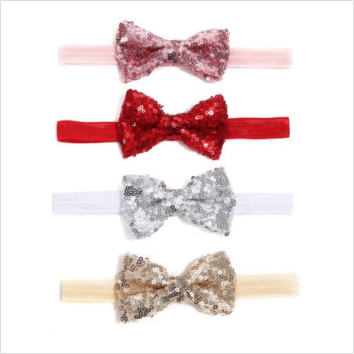 Pudcoco bowknot paljetter barn bebis flicka fest första rullatorer + hårband spädbarn mjuk sula spjälsäng skor 0-18m flicka födelsedag