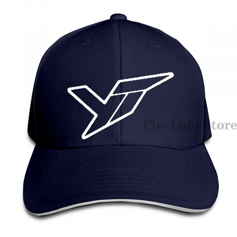 Yt Industries Outline Baseball cap men women Trucker Hats adjustable cap: 1-Navy