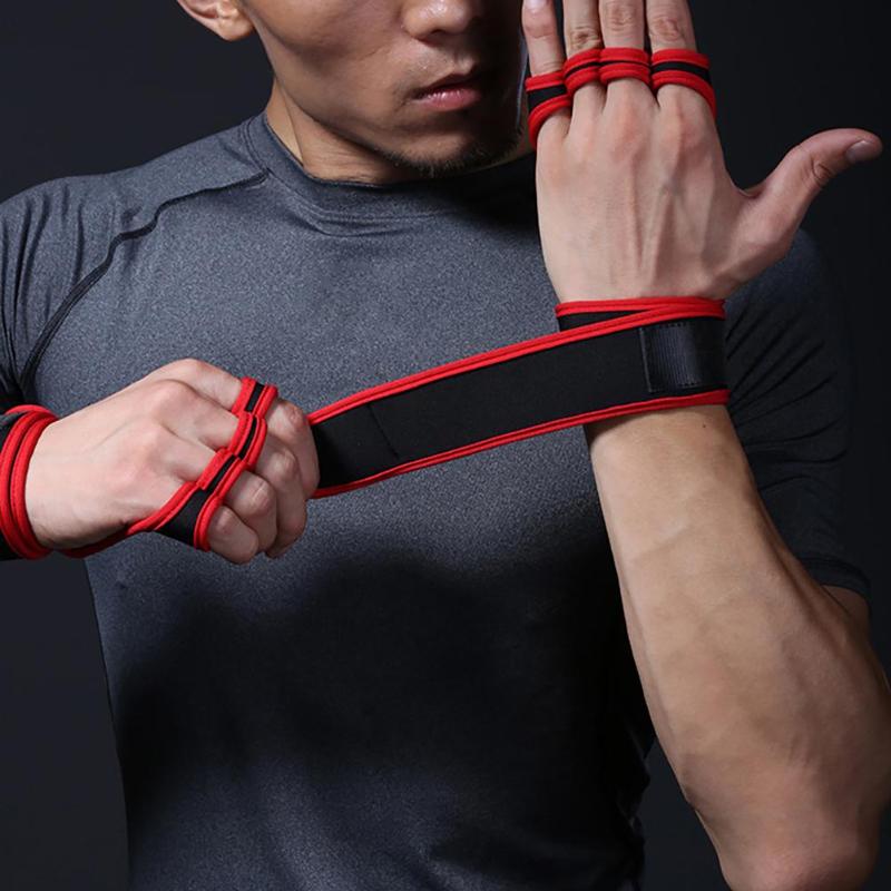 Guantes antideslizantes de silicón de levantamiento de pesas deportivos de Fitness, guantes de medio Dedo de entrenamiento, mangos de gimnasia Crossfit, mano, Palma protección