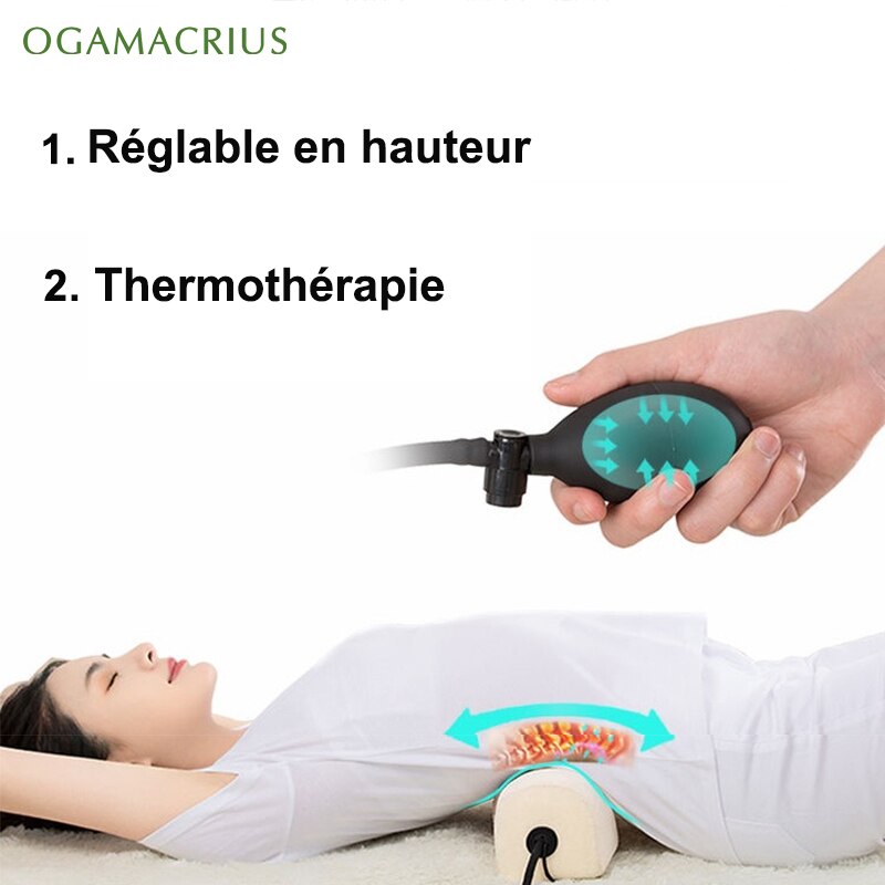 Ogamacrius 2 In 1 Massage Kussen Warmte Shiatsu Apparaat Elektrische Cervicale Gezonde Body Ontspanning Massage Voor Nek Massager