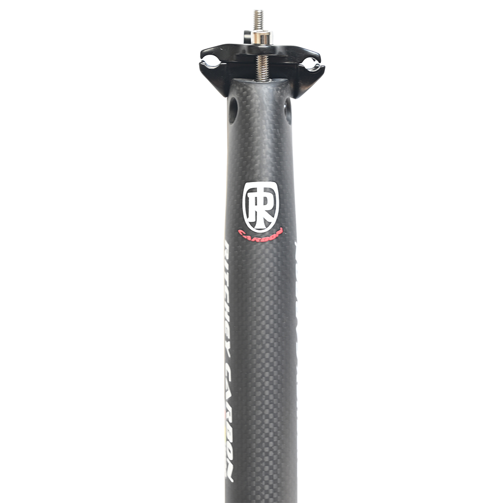 Tija de sillín de carbono 27,2/30,8/31,6mm mate/brillo 3k fibra de carbono MTB/bicicletas de carretera tija de sillín de fibra de carbono tubo de asiento ligero 350/400mm