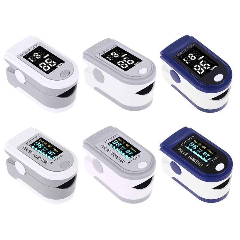 Bærbar fingerpulsoximeter blod iltmætningsmåler fingerspids pulsoximeter spo 2 monitor oximetro oximeter