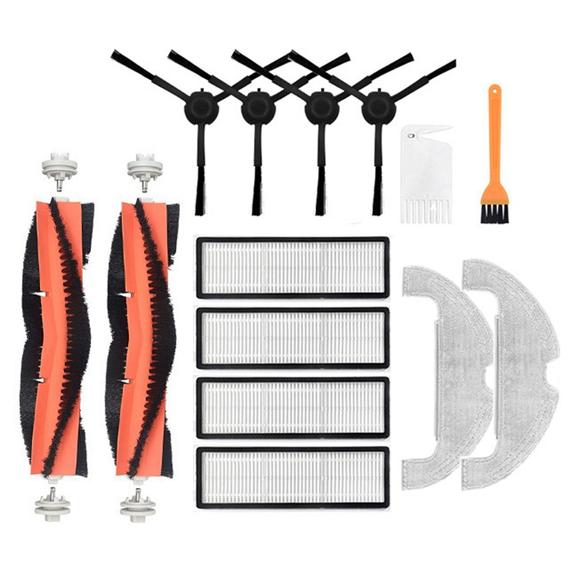 För xiaomi mi robotdammsugare-mop 2 ultra stytj 05 zhm-städdel avtagbar huvudborste hepa-filter sidoborste moppduk