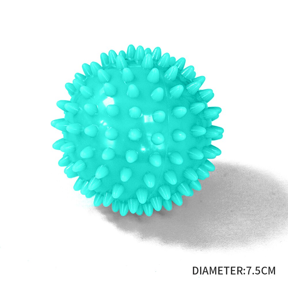 Massage Bal-Spiky Voor Deep Tissue Terug Massage, Voet Massage, fasciitis Plantaris &amp; Over Body Deep Tissue Spier Therapie: sky blue