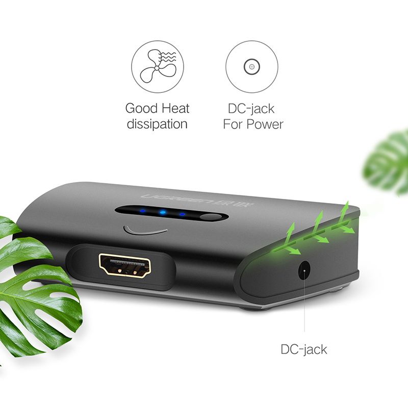 Ugreen 3 port hdmi switch 1080p switcher hdmi splitter hdmi port til xbox 360 ps3 ps4 android hub 3 input  to 1 out hdmi adapter