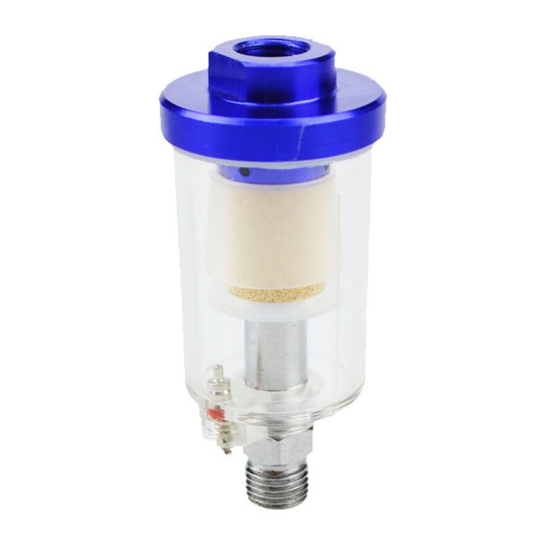 Inline 1/4 inch Air Oil Water Separator Filter For Compressor Spray Paint Gun