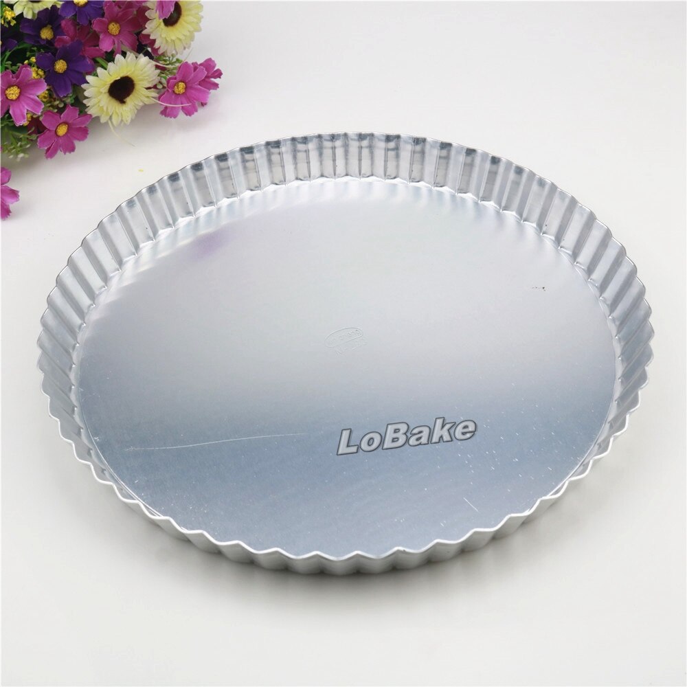 Molde de aluminio anodizado para tarta de pizza, bandeja de aluminio para hacer tortitas, pan, pizza, pan, tarta de queso, 11 pulgadas, 28cm