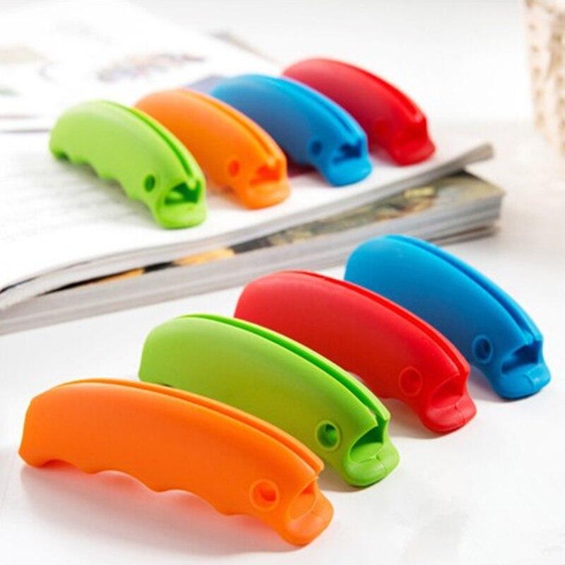 Poignée de sac de transport en Silicone, sac de courses avec Clips, Protection des mains, outil de transport Portable en plein air, utilisation quotidienne à domicile