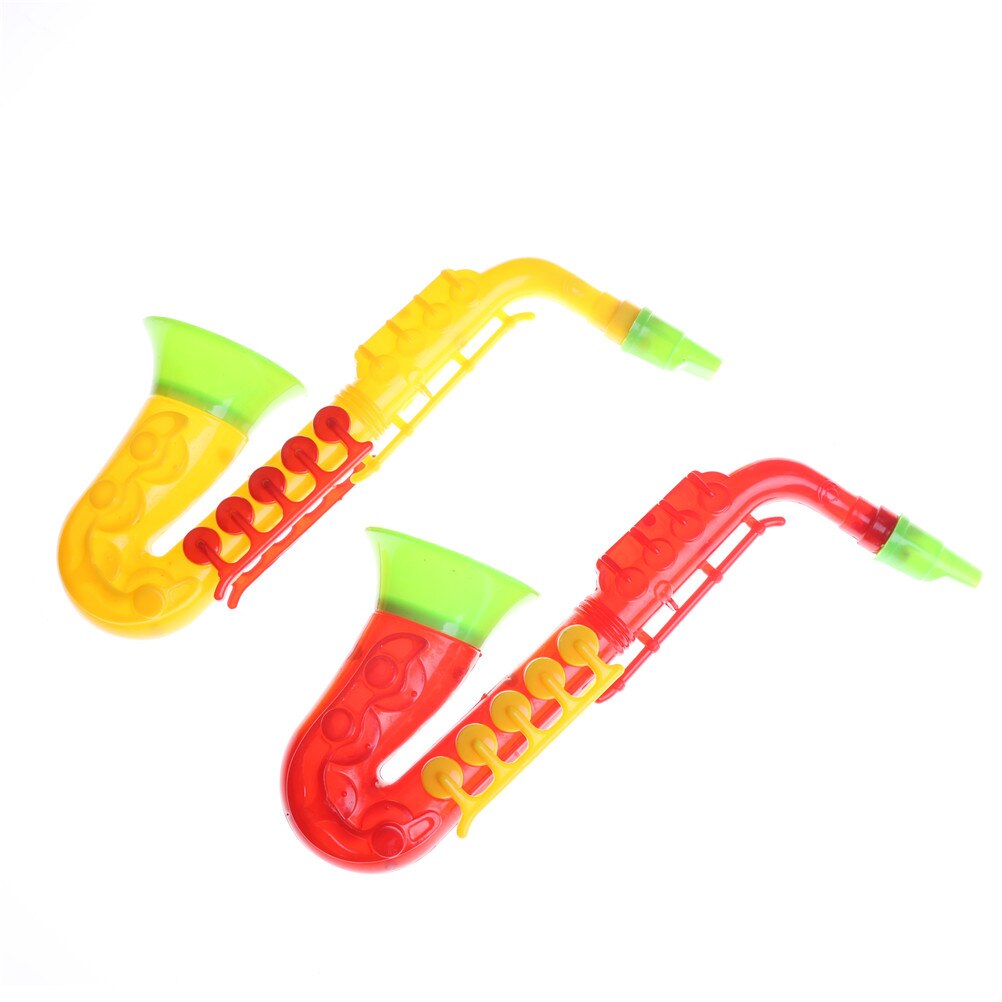 Plastic Muzikale Saxofoon Instrument Plastic Baby Kids Muziekinstrument Vroege Onderwijs Speelgoed 21Cm