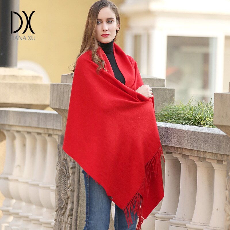 Luxury Brand Pashmina Echarp Cashmere Scarf Wrap Warm Shawl Winter Scarf Ladies Scarves Tassels Long Blanket Cachecol