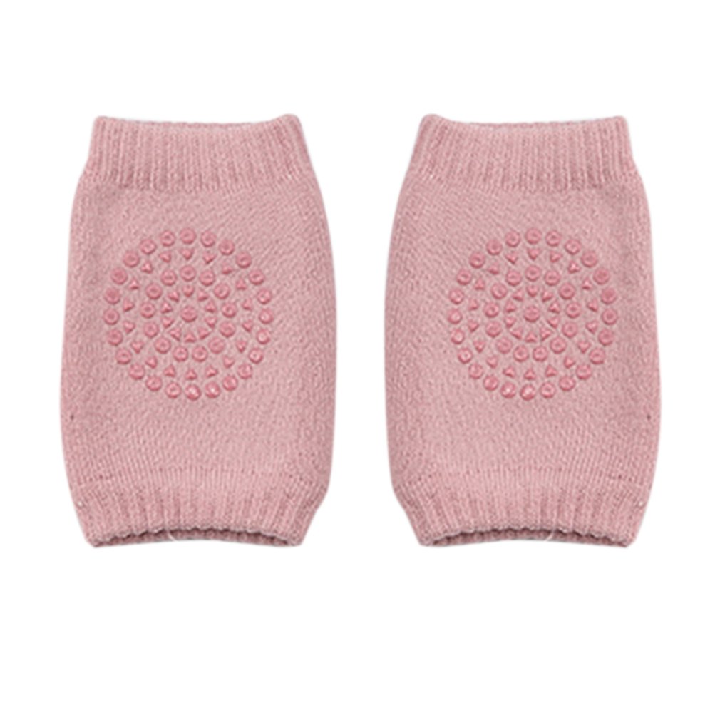 1 Pair Baby Protector Knee Pads Leg Thickened Terry Non-Slip Safety Crawling Accessory Baby Toddler Kids Leg Warmers Kneepad