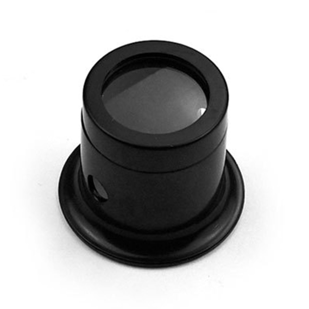 10X Monocular Glass Magnifier Watch Jewelry Repair Tools Loupe Lens Black Distance Reading Monocular Magnifier Kit for Watchmake