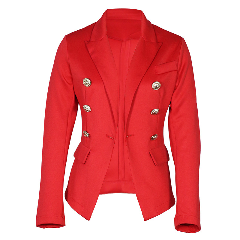 Damen fest Mantel Luxus Weibliche Mäntel lässig Blazer Koreanische Frühling Herbst Kleidung Frauen Dünne Klage Mantel Büro Jacke: M / Armee Grün