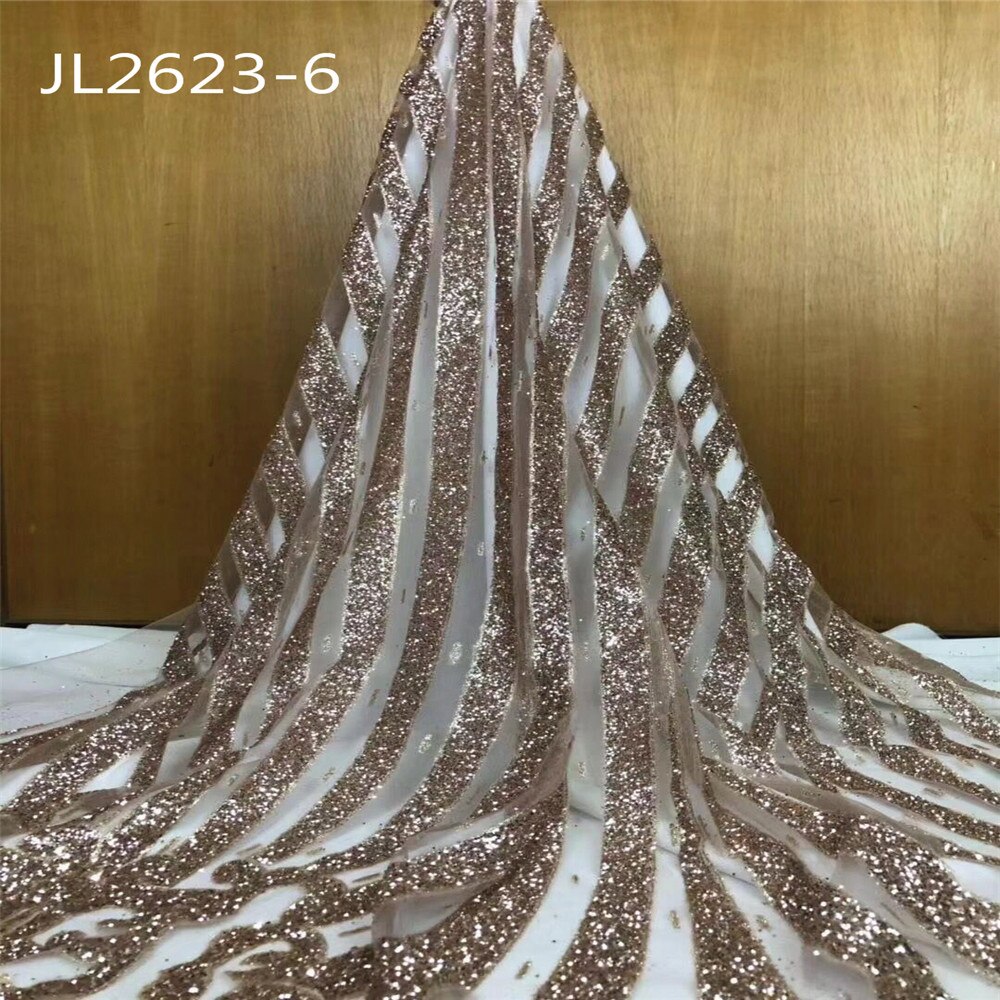 Marked italien fransk net blonder lilla farve pige aften fest skinnende klud 5 yards