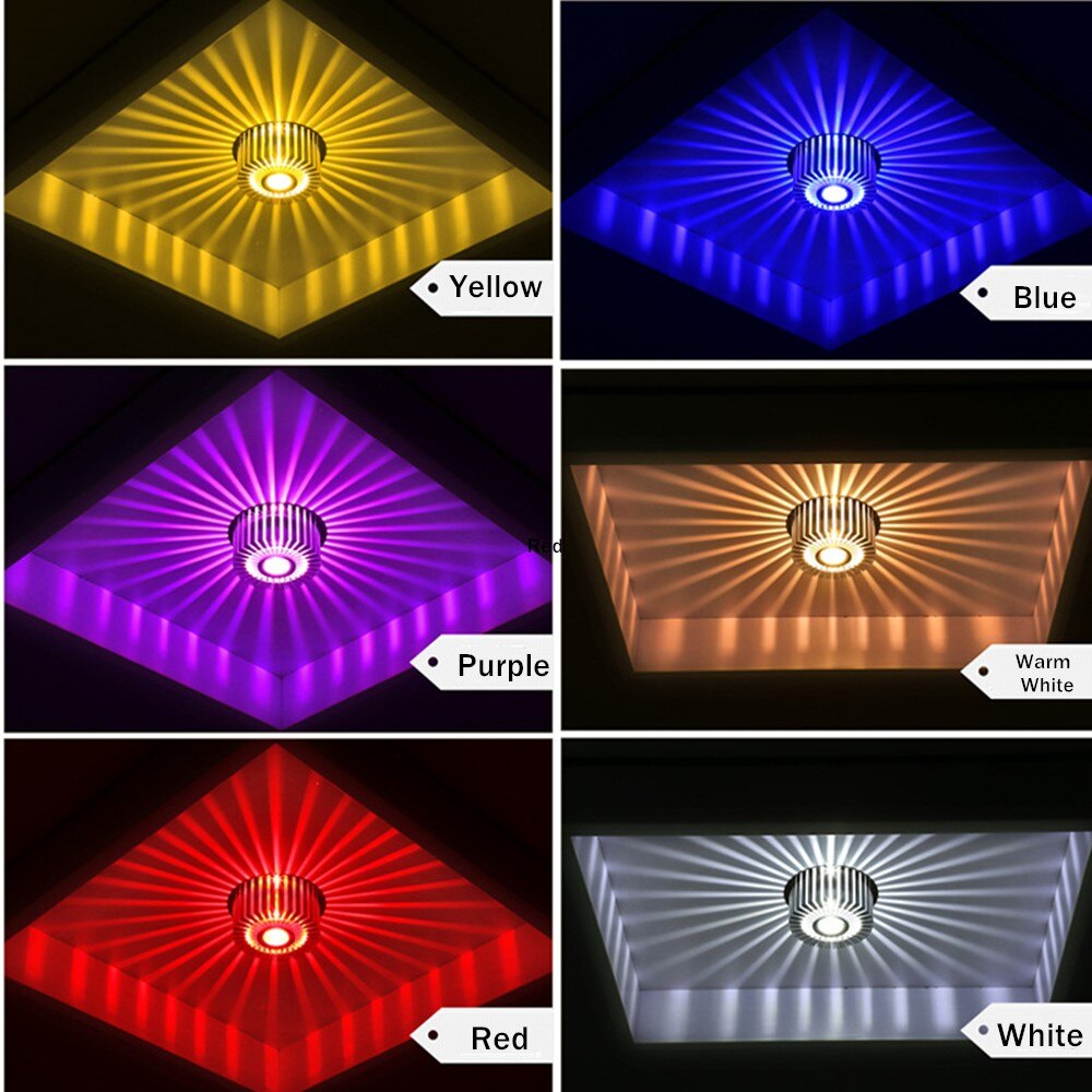 Downlight Led moderne encastré Spot Led plafonnier monté en Surface coloré Spot lumineux pour salon couloir barre KTV partie
