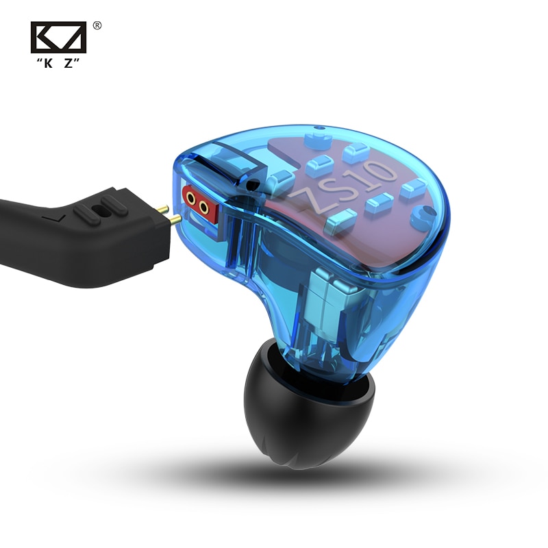 KZ ZS10 Earphones 4BA+1 DD Hybrid In Ear Headphone HIFI Bass Headset DJ Monitor Earphone KZ ZSN PRO ZS10 PRO ZSX ZSN