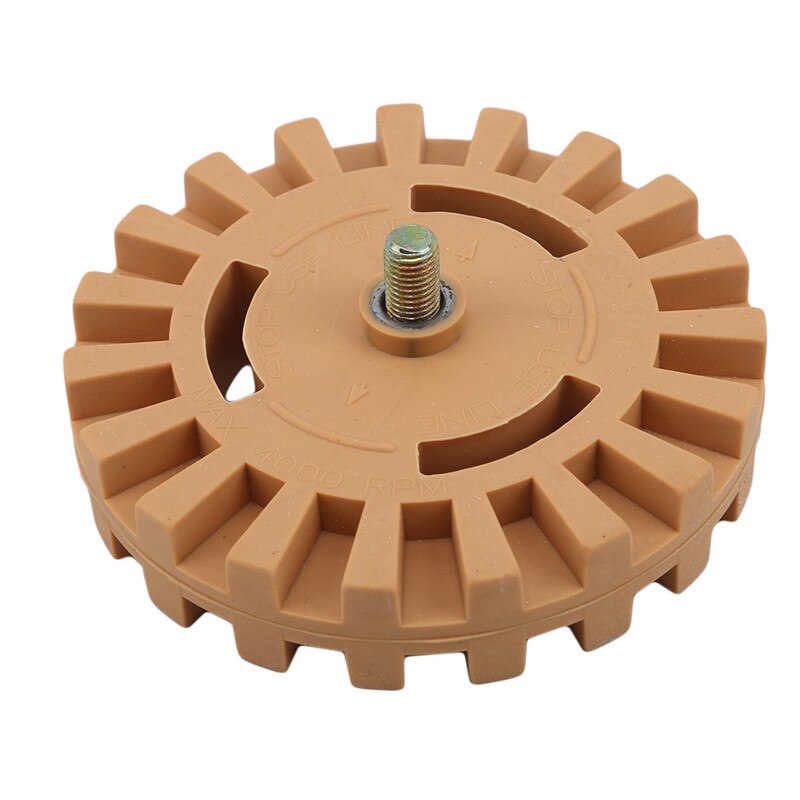 Goma goma rueda para quitar el pegamento del coche adhesivo autoreparación herramienta de pintura disco desgomado neumático: 20mm