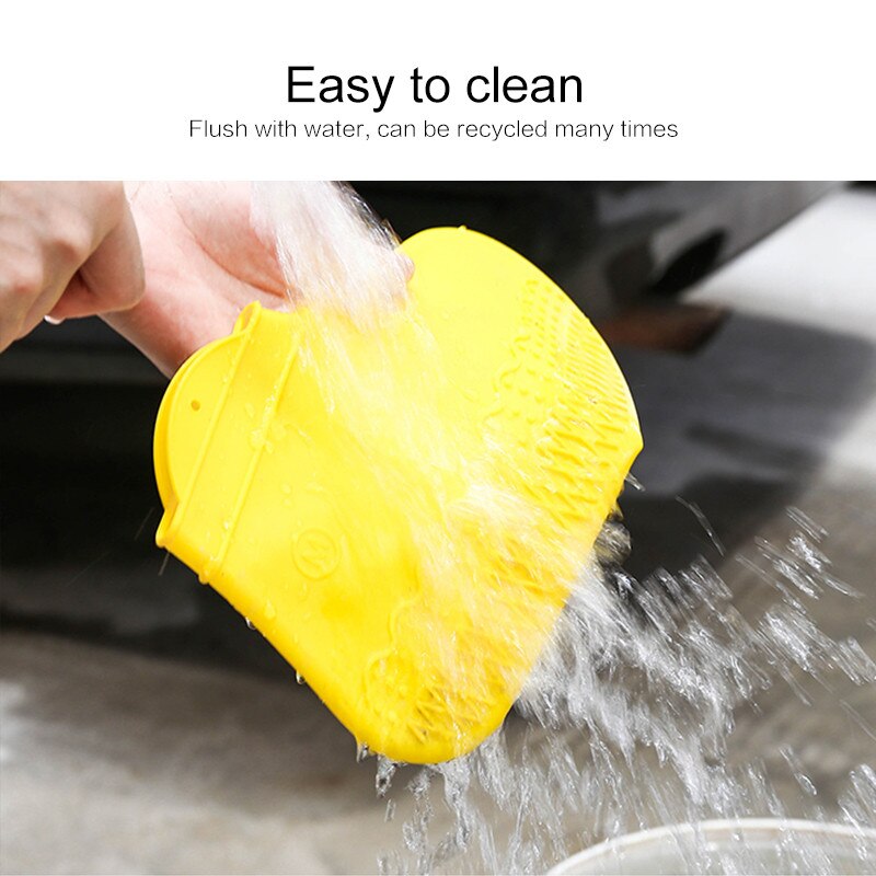 Reusable Rain Shoe Covers Latex Waterproof Rain Shoes Covers Slip-resistant Rubber Rain Boot Overshoes S/M/L Shoes Accessories