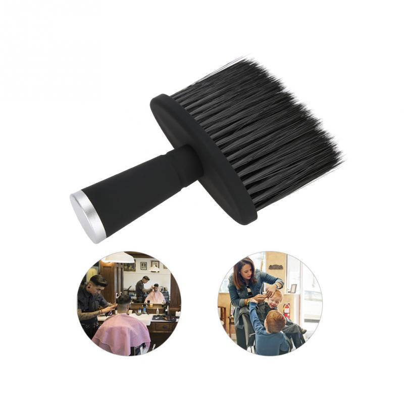 1pcs Soft Neck Face Duster Brush Barber Hair Clean Hairbrush Beard Brush Salon Cutting Hairdressing Styling Tool