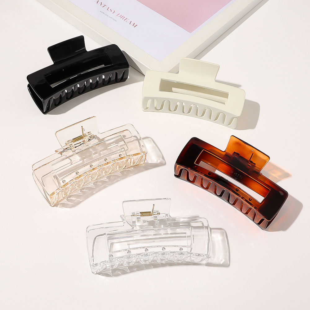 Matte Solid Haar Klauwen Clear Acryl Haar Clips Haarspelden Haarspeldjes Hoofddeksels Voor Vrouwen Meisjes Haar Accessoires