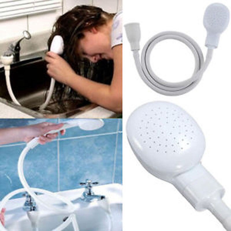 Decorative Hair Dog Pet Shower Sprayer Hose Bathtub Sink Faucet Attachment Washing Indoors