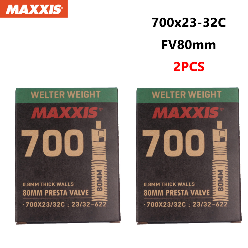 2PCS MAXXIS WELTER WEIGHT Bicycle Inner Tube 26/27.5/29 Inner Tube Of Mountain Bike Road Bike AV(SV) FV(PV) Origina Inner Tube: Khaki