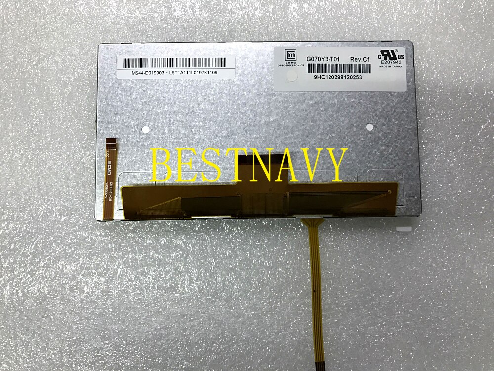 G070Y3-T01 G070Y3 T01 7 INCH LCD-SCHERM Panel met touch screen 800*480