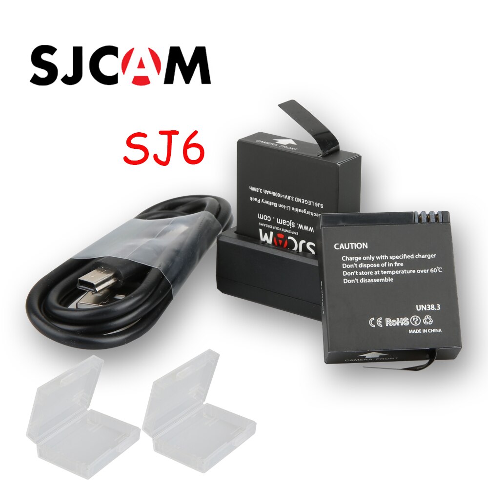 Sjcam SJ8 batterie caméra d'action batterie Sjcam sj8 pro batterie Sj8 batterie pour SJ8 Pro/SJ8 Plus/SJ8 caméra d'action aérienne: SJ6