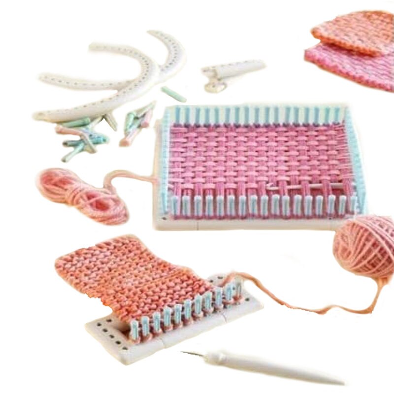 Knitting Machine Needles Weaving Machine Manual Weaving Loom Kit Weaving Loom Craft Kit Children DIY Weaving Sewing Machine