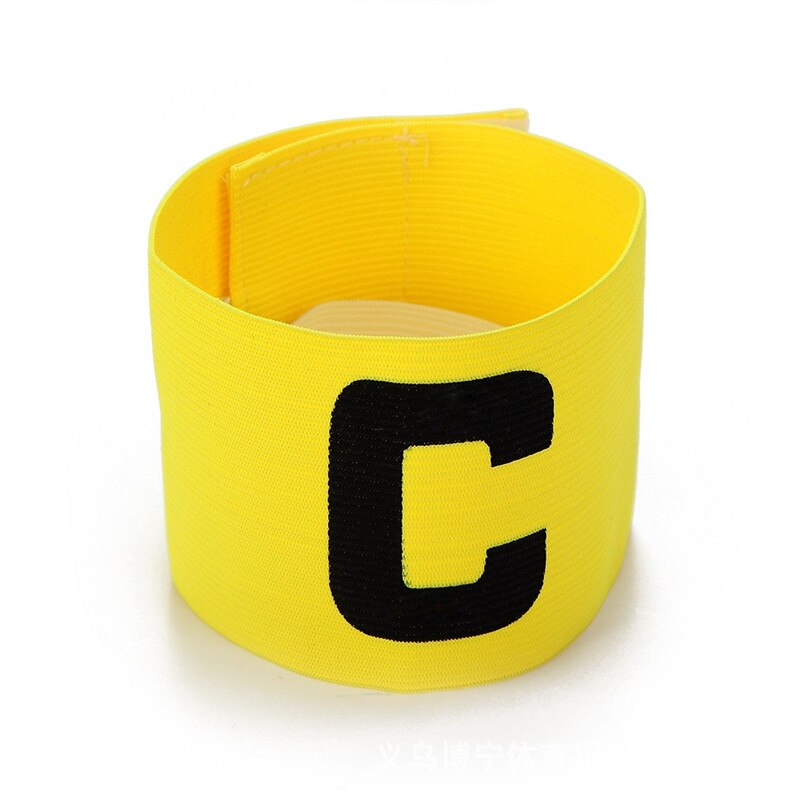 1 piece professional football captain armband football competition arm elastic band captain arm band leader sports stick cord