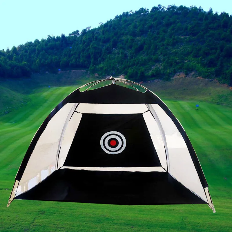 Cage de Golf 1 ~ 2M, filet d'entraînement, Sport intérieur et extérieur, équipement d'exercice, entraîneur de jardin, tente d'entraînement de Golf Portable