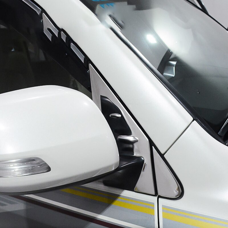 Til toyota land cruiser vindue forreste trekant pynteliste prado vindue trekant plade lys strimmel modifikation