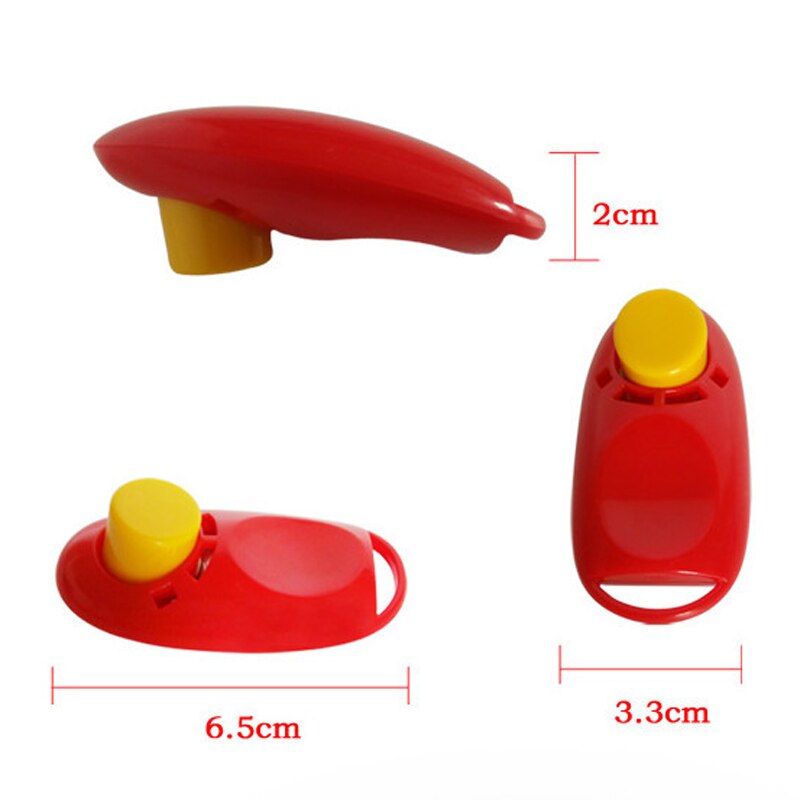 5pcs Pet Cat Dog Training Clicker Portable Dog Button Clicker Sound Trainer Pet Train Tool Wrist Strap Key Chain Accessory