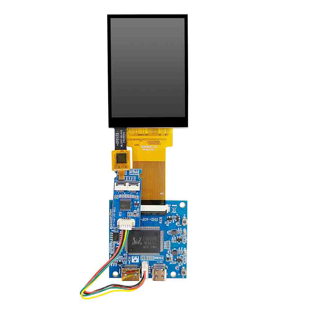 Mini solution d'affichage HDMI à écran divisé de 2,8 pouces, prenant en charge l'interface IPS RVB à vue complète 480 * 640 tactile capacitif universel