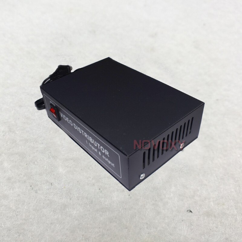 1 in 8 ud komposit bnc-stik videofordelingsforstærker 1-8ch splitter til cctv sikkerhedskamera dvr-system
