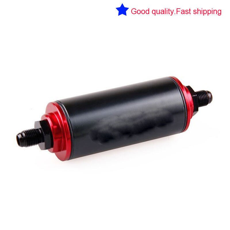 Universal 100 Micron AN10 Aluminum Fuel Inline Petrol Filter Car Truck