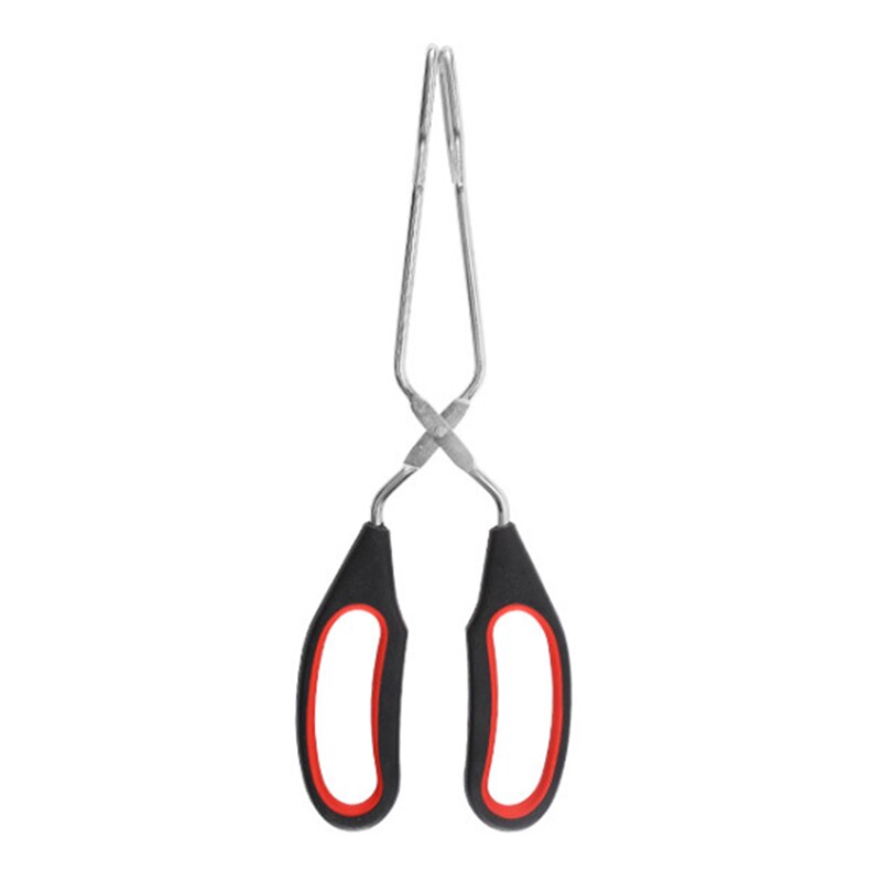 Tenazas de tijera para barbacoa, herramientas de barbacoa, pinzas para comida a la parrilla, mango de tijeras largo, Clip para asar pan, pinzas para el horno, accesorios para barbacoa: S 23.5cm