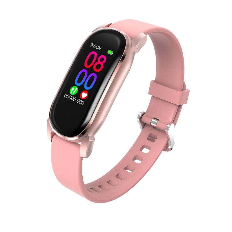 Smartwatch YD8 - Body Temp, Heart Rate, Sleep Monitor - Waterproof Fitness Tracker: Pink