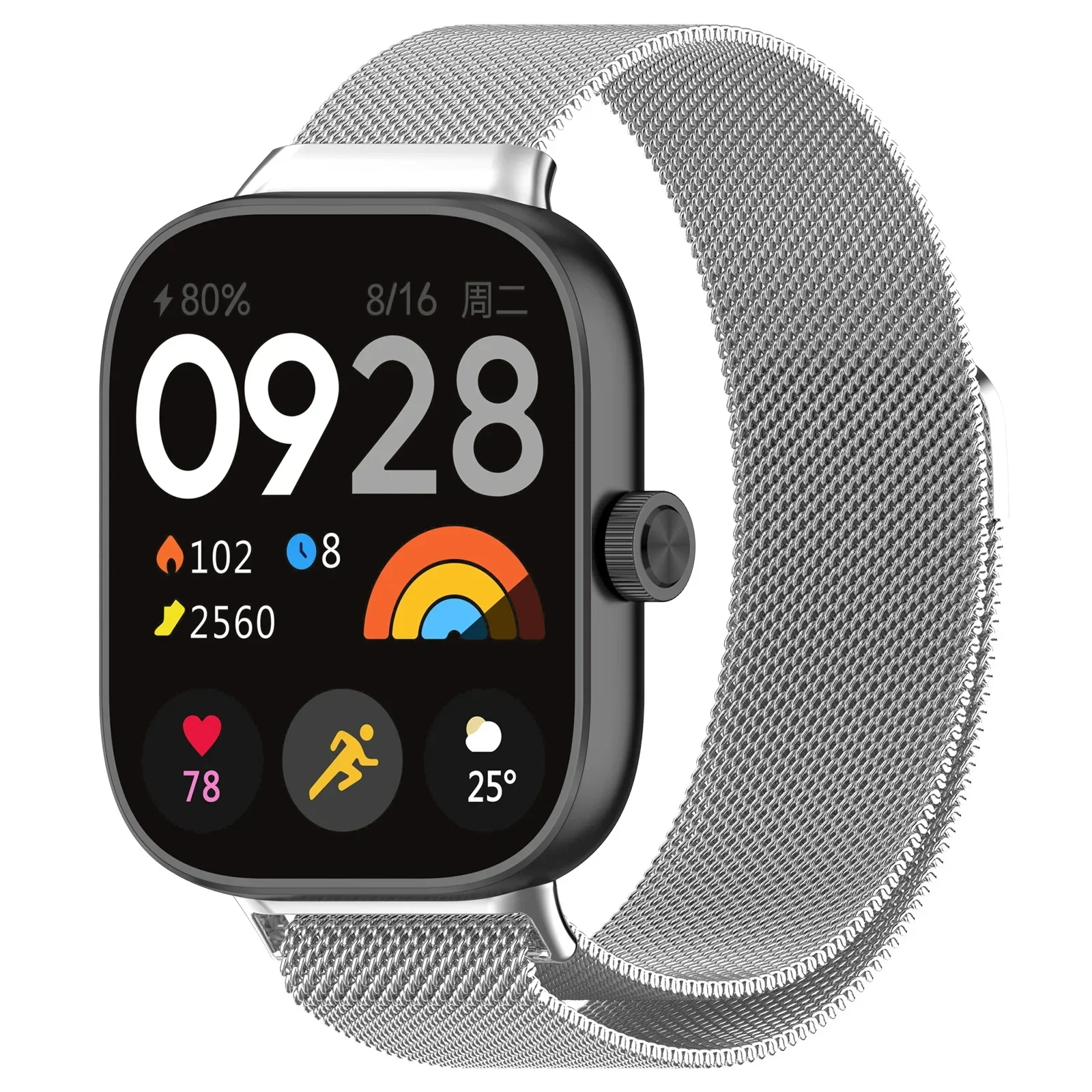 Curea magnetică originală pentru redmi watch 4, curea metalică din oțel inoxidabil, brățară correa pentru xiaomi mi band 8 pro
