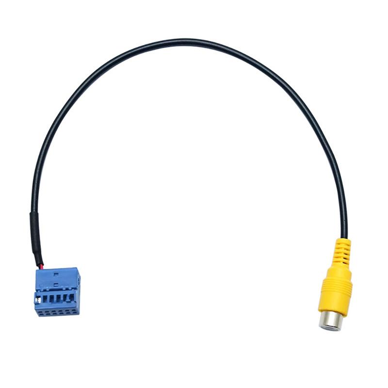 Universal Car Adapter Reverse Convert Cable Video Plug Rear View Backup Camera Input Line AUX Audio Harness For Auto Accessories: Default Title