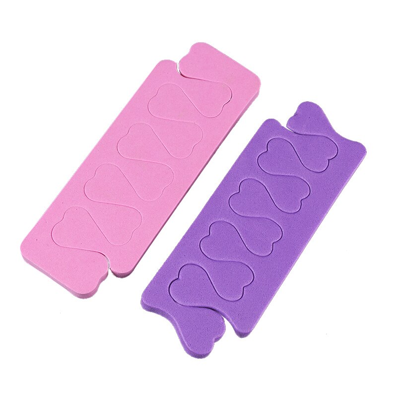 6 stk tå splitter fødder svamp blød skønhed manicure pedicure skum reparation negle adskillelse nail art værktøjer skum finger separator