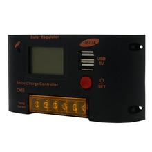 Solar Charge Controller Kit Pwm Lcd Dual Usb Pc Uitgang Oplader Regulator Solar Laadregelaar Solor Regulator