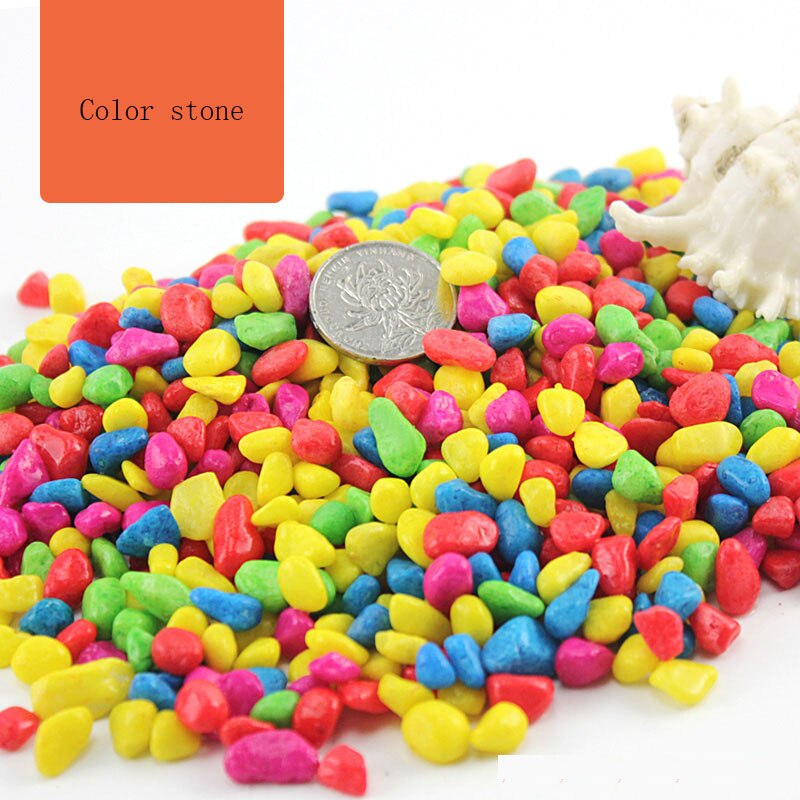 Fish Tank Decoration Aquarium Decoration StoneLuminous Stone Garden Decoration Stone Landscape Sand: Shiraishi 500g