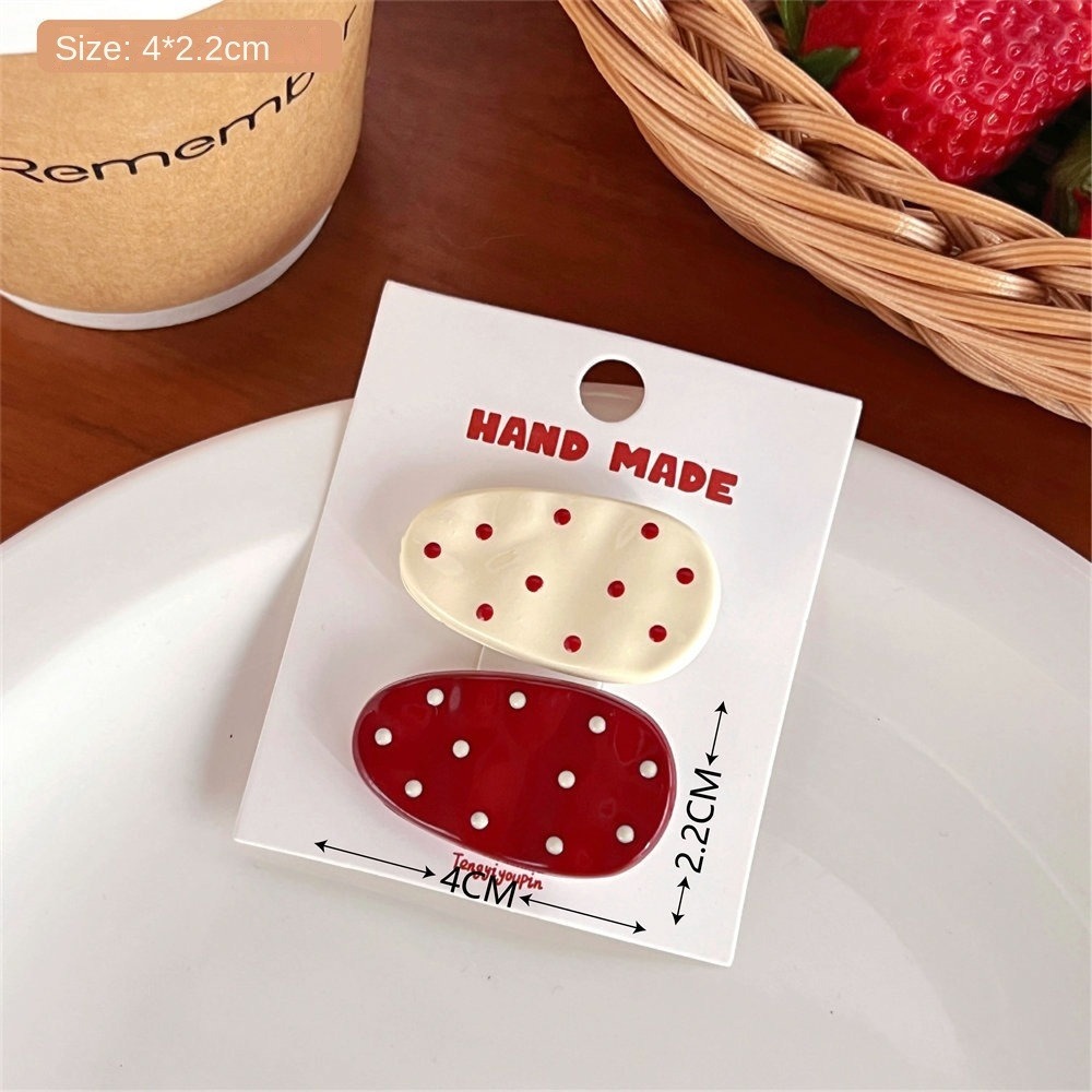 Horquilla con lazo, estrella roja, pinza para el pelo rota, accesorios para el cabello para niña: Marrón