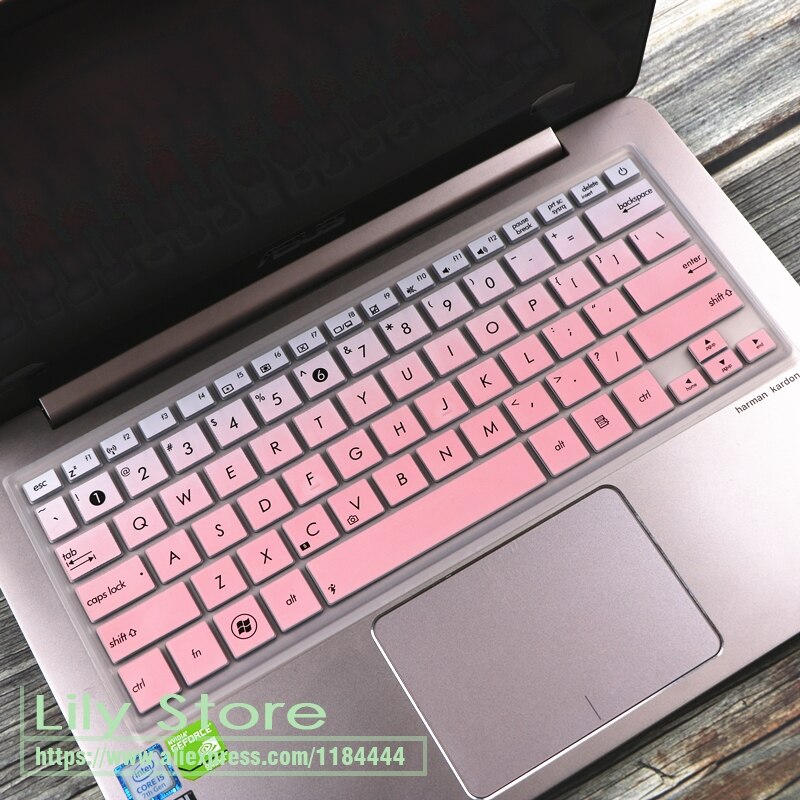 Silicone Keyboard Cover Protector for ASUS ZenBook UX300 UX300U UX300UA UX310 UX330 UX330U UX330UA UX330C UX305FA 13.3 Inch