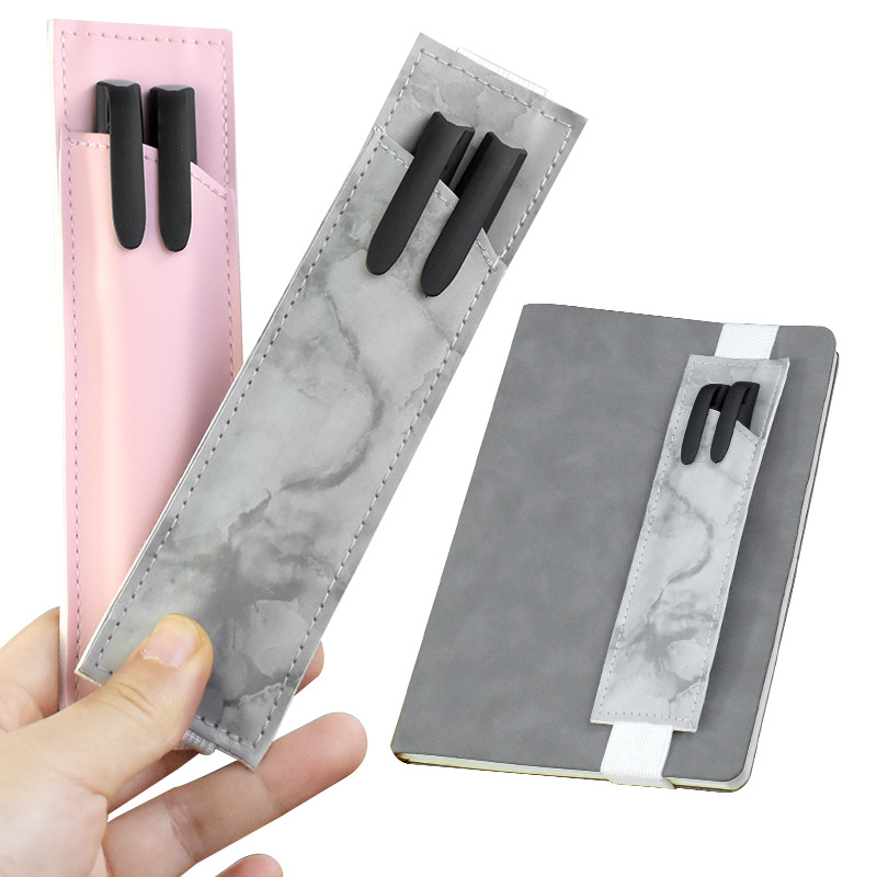 Sac à crayons à bande élastique réglable, porte-stylos, Clip de poche pour carnet d'affaires, organisateur de stylos pour le personnel des enseignants