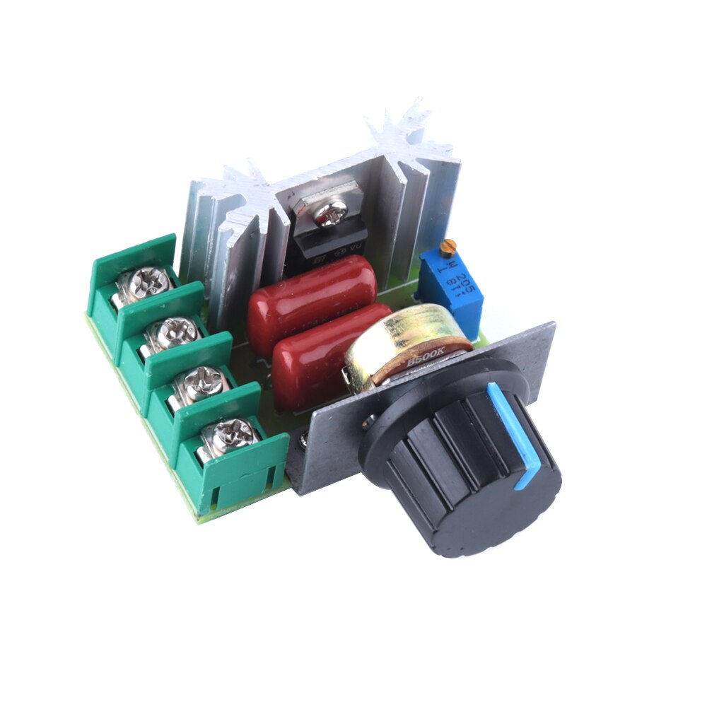 2 Stks/partij 2000W 50-220V Verstelbare Voltage Regulator Pwm Ac Motor Speed Control Controller